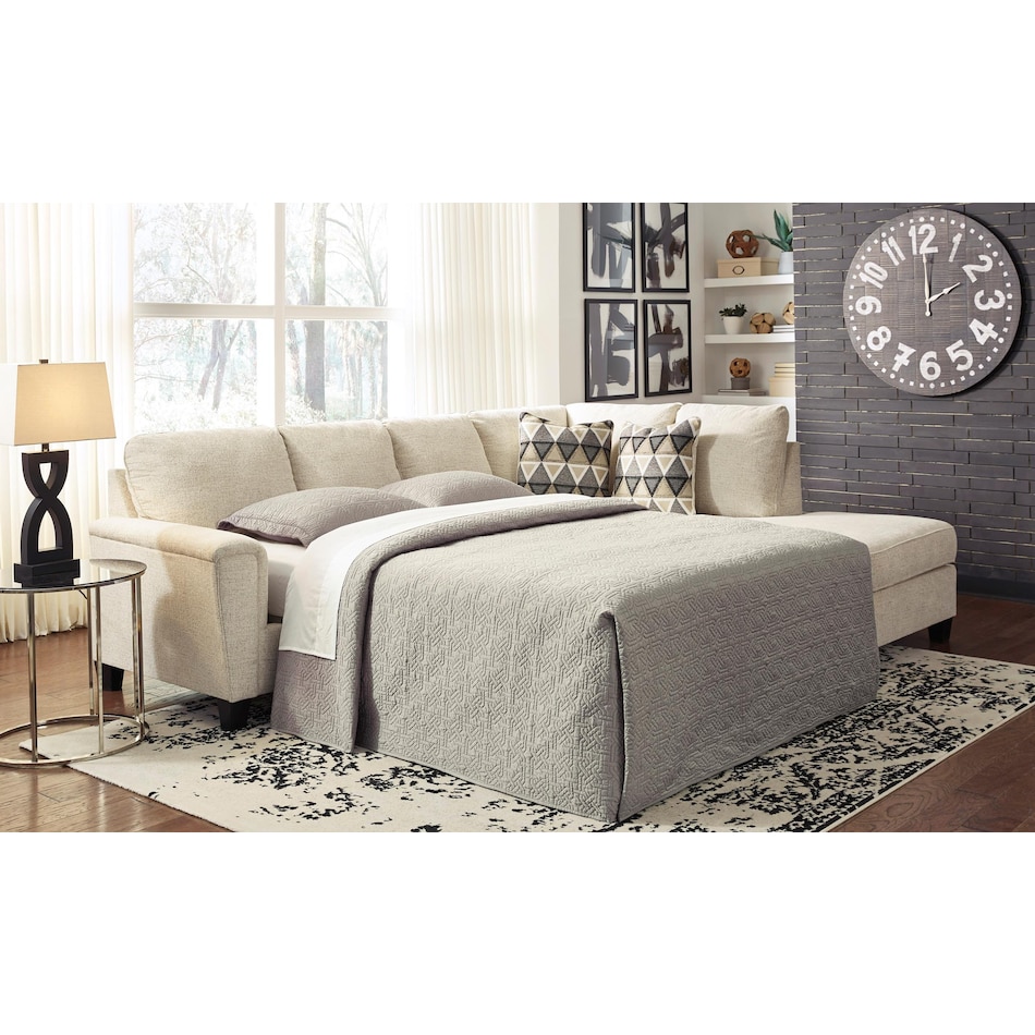 ashy white sta fab sectional pieces pkg  