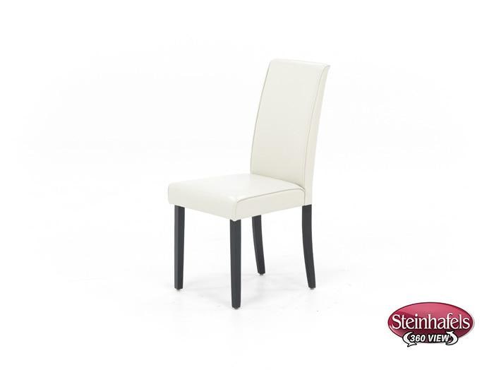 ashy white standard height side chair  image   