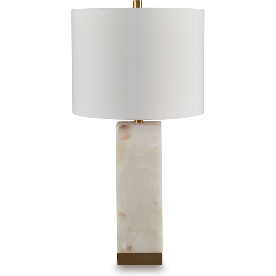 ashy white table lamp   