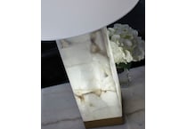ashy white table lamp   