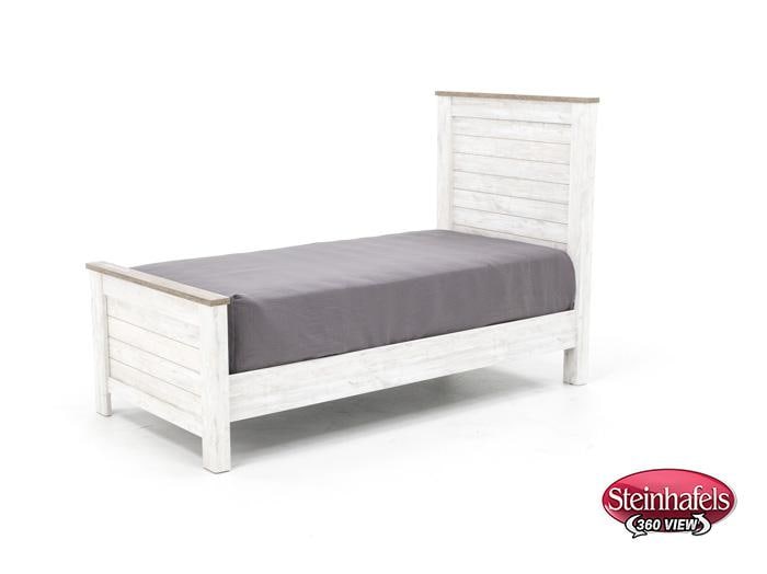 ashy white twin bed package  image tp  
