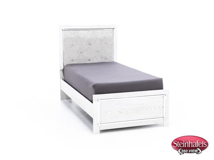 ashy white twin bed package  image p  