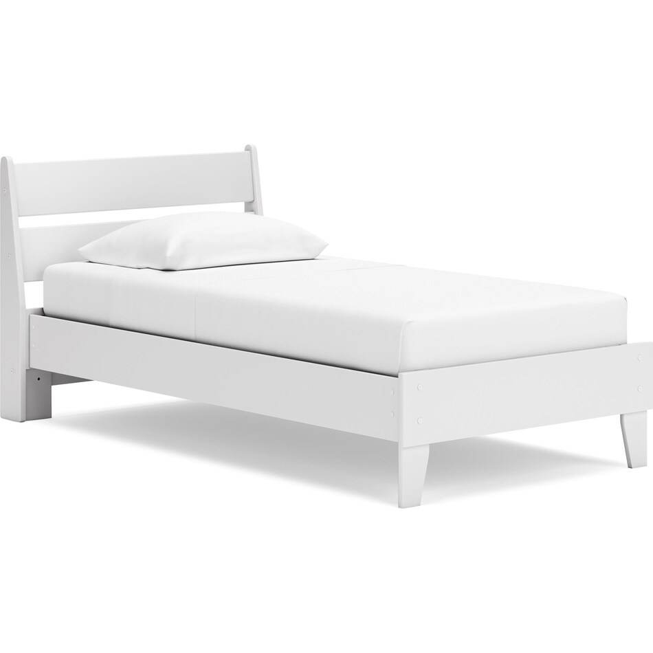 ashy white twin bed package ptp  