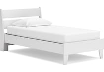 ashy white twin bed package ptp  