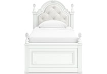 ashy white twin bed package stp  