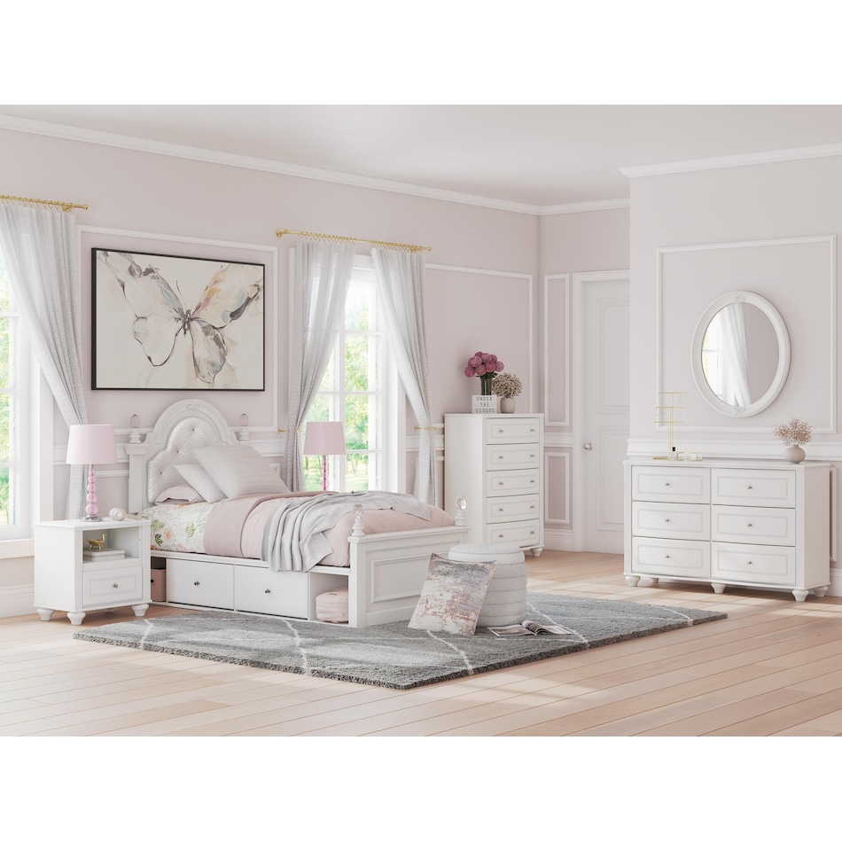 ashy white twin bed package stp  