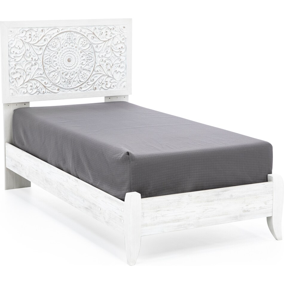 ashy white twin bed package tp  