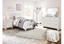 ashy white twin bed package tp  