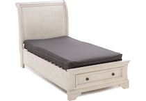ashy white twin bed package tpk  