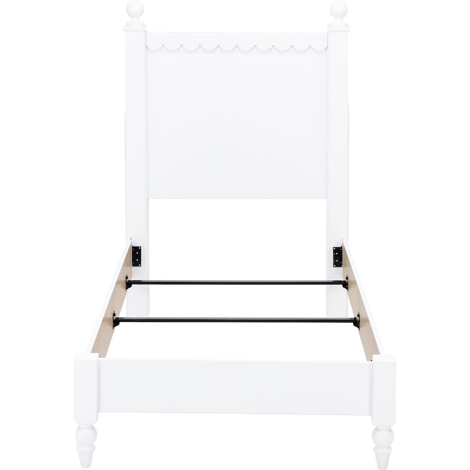 ashy white twin bed package tpk  