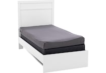 ashy white twin bed package tpk  
