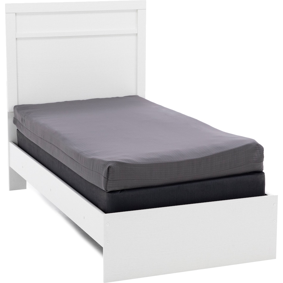 ashy white twin bed package tpk  