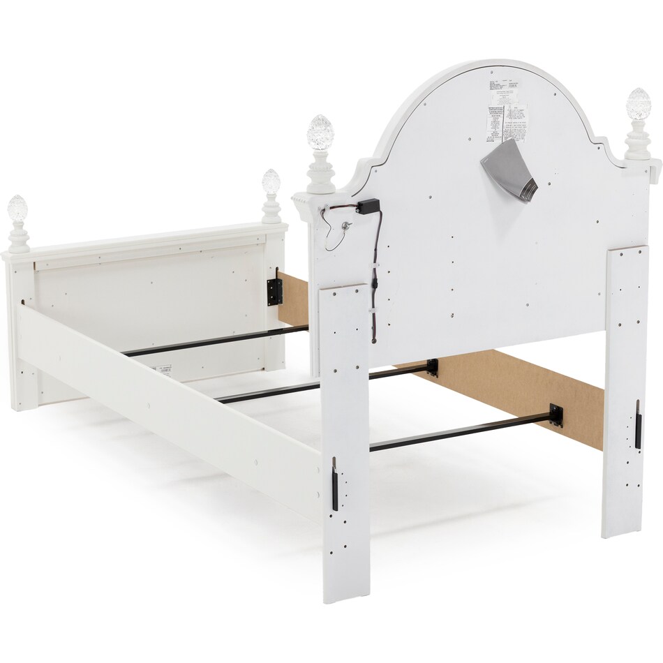 ashy white twin bed package utp  