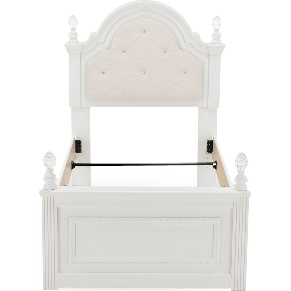 ashy white twin bed package utp  