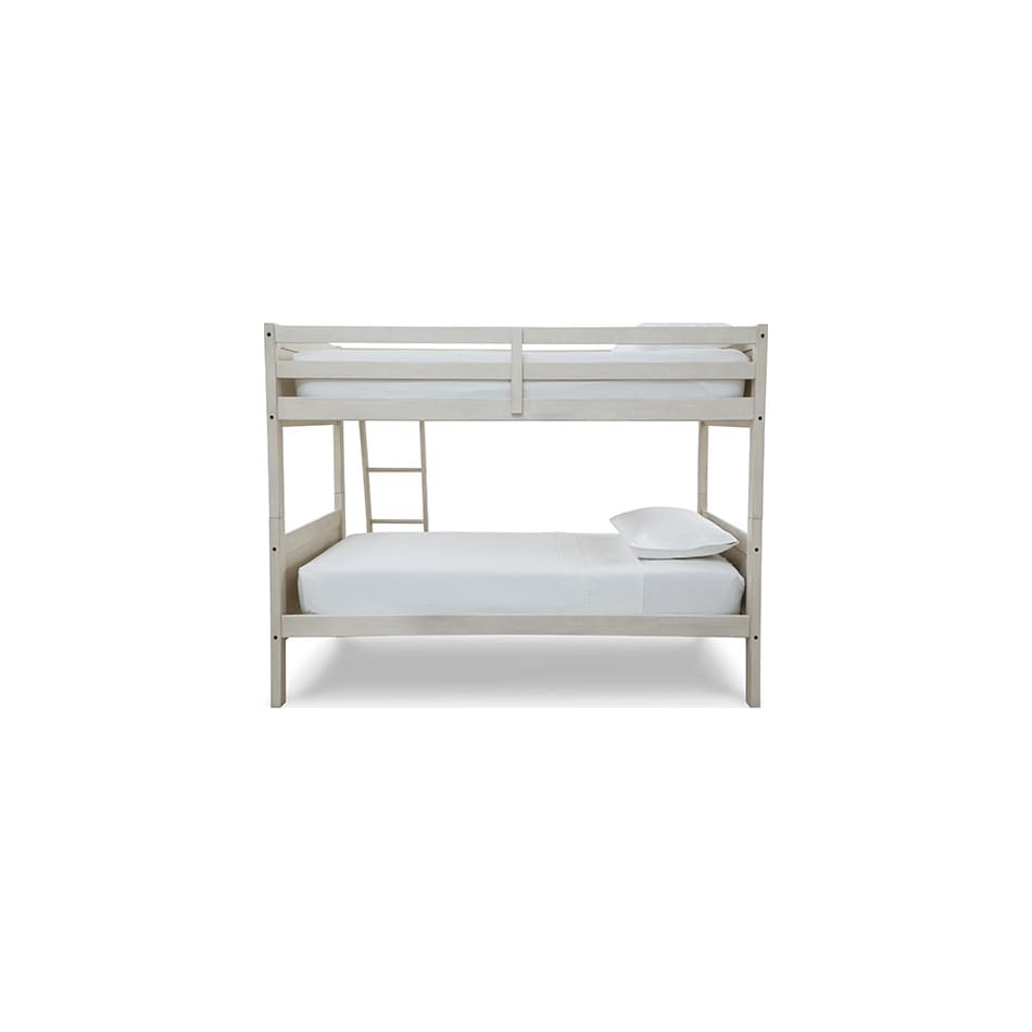 ashy white twin bunk bed package ttp  