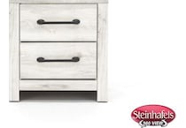 ashy white two drawer  image   