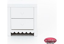ashy white two drawer  image   