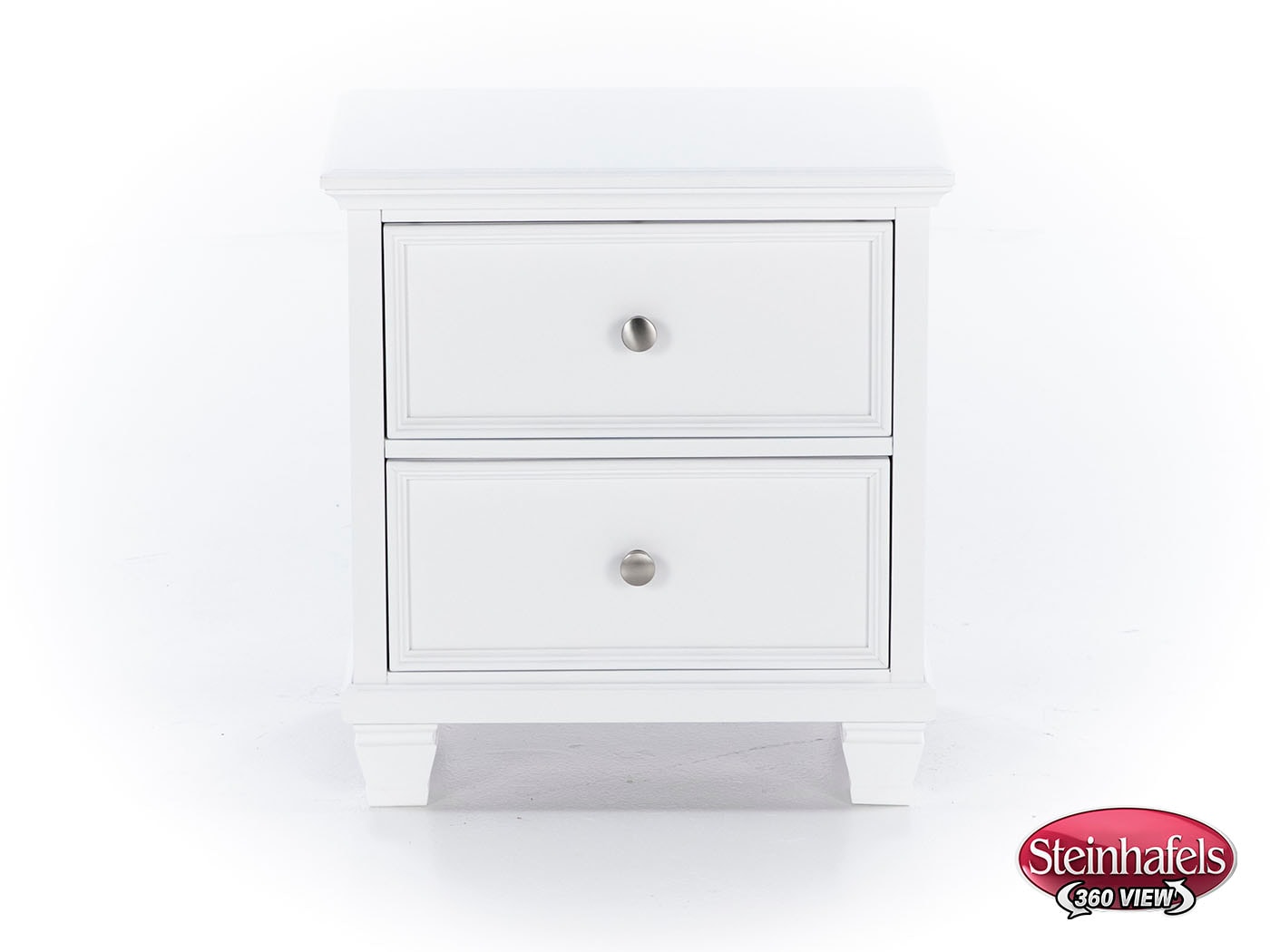 ashy white two drawer  image   