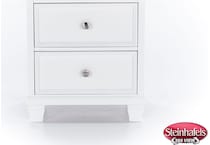 ashy white two drawer  image   
