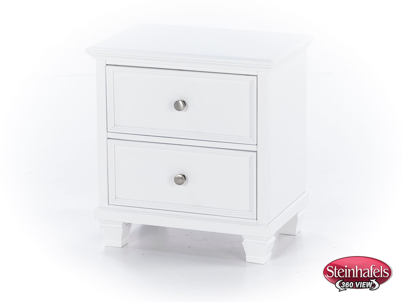 ashy white two drawer  image   