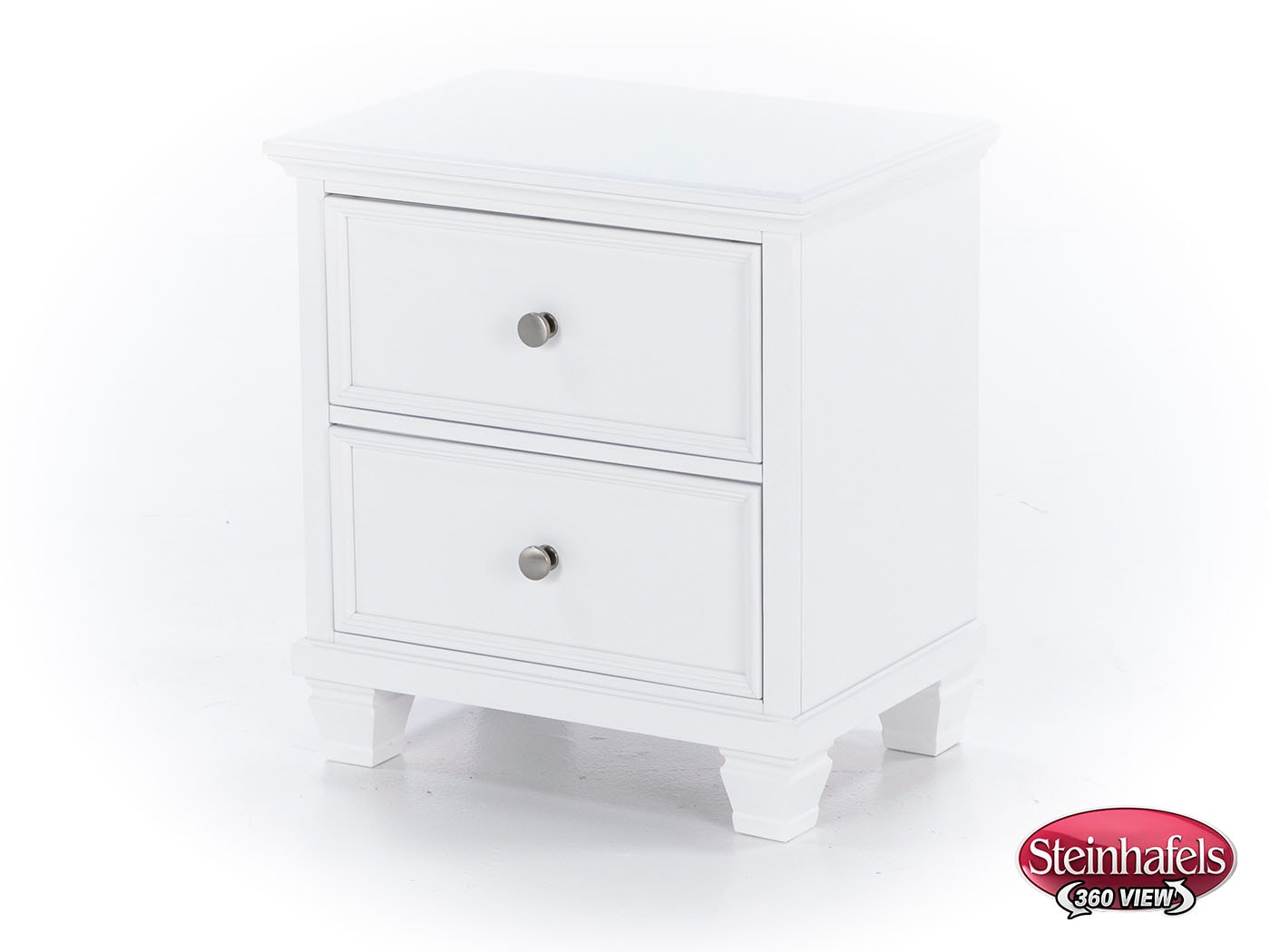 ashy white two drawer  image   