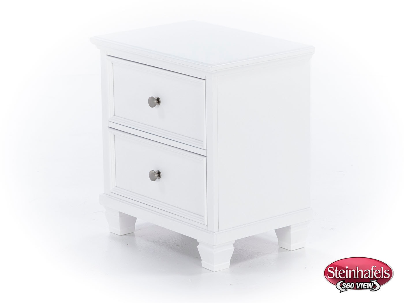 ashy white two drawer  image   