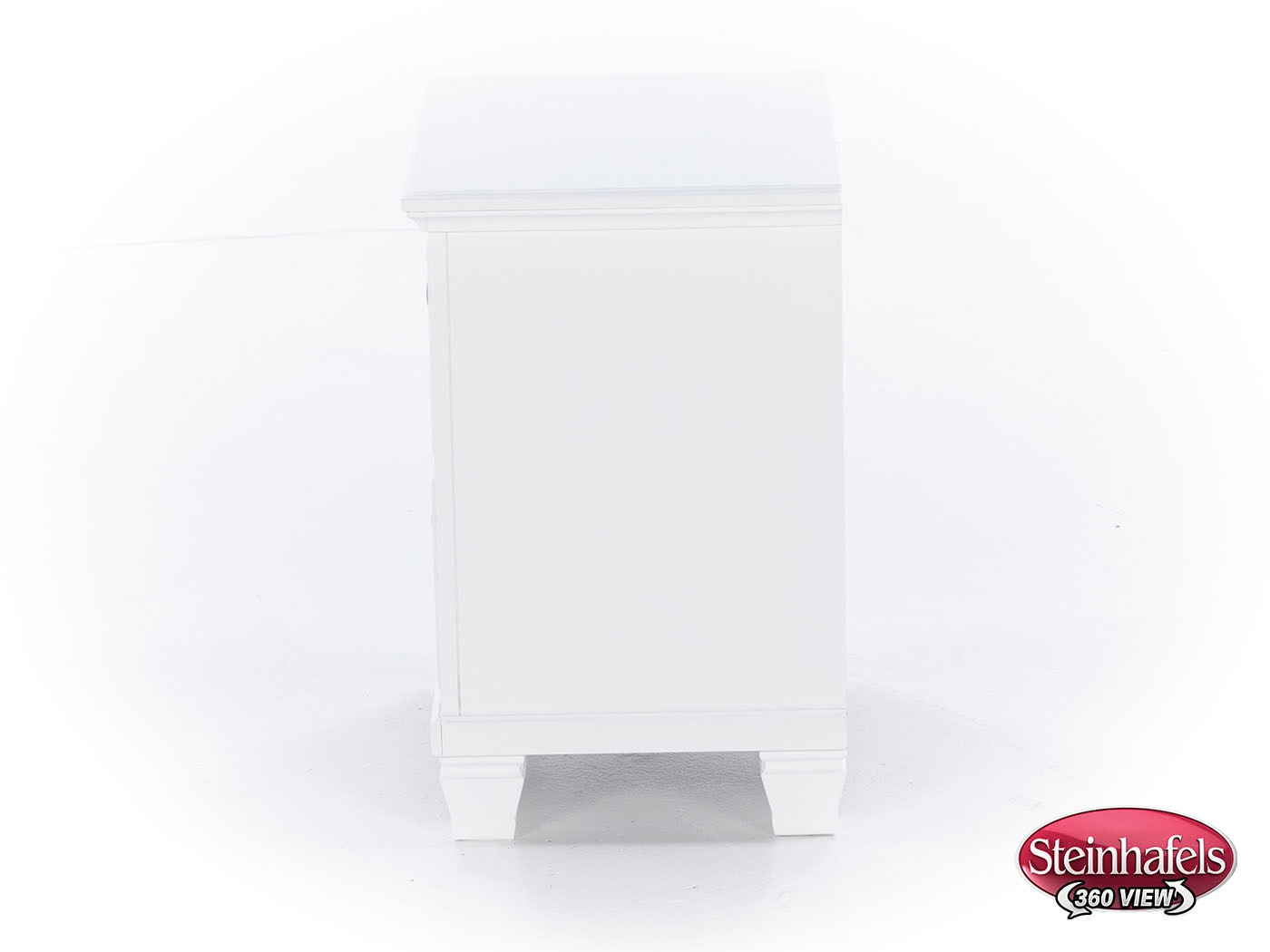 ashy white two drawer  image   