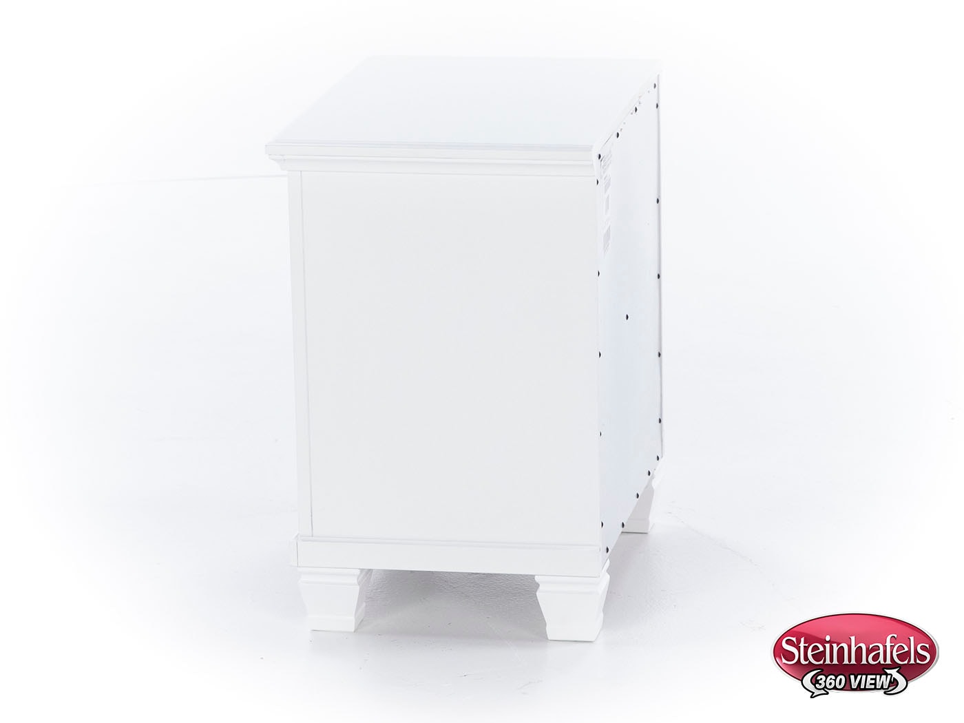 ashy white two drawer  image   