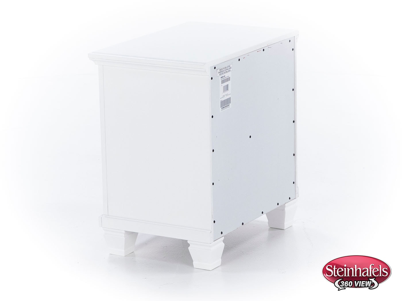 ashy white two drawer  image   