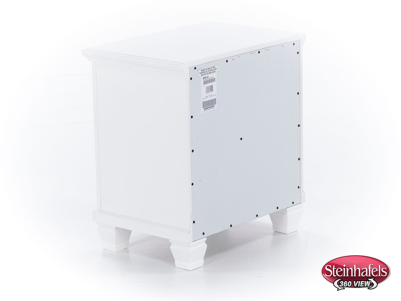 ashy white two drawer  image   