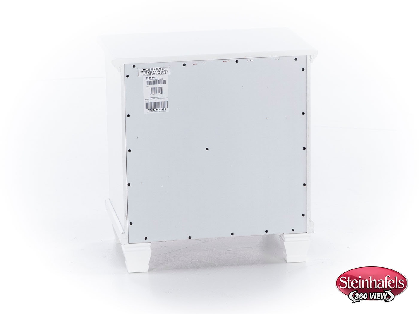 ashy white two drawer  image   