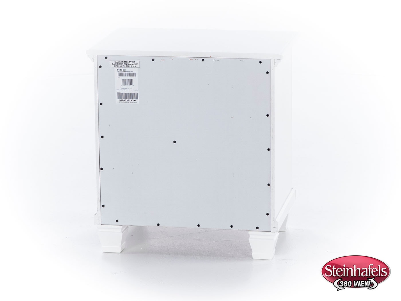 ashy white two drawer  image   