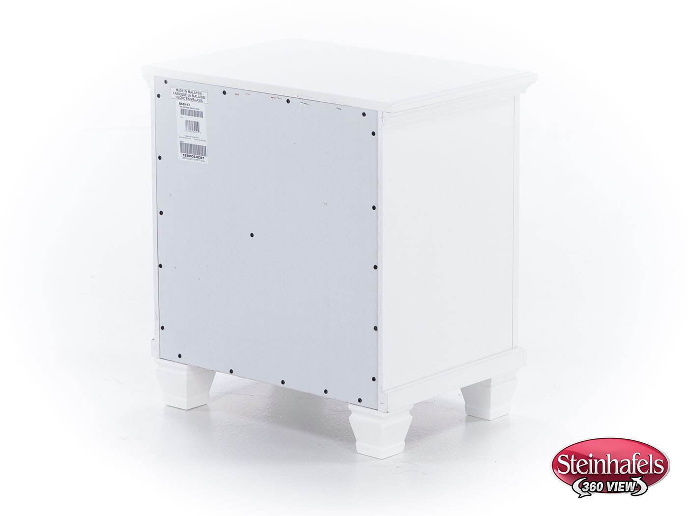 ashy white two drawer  image   