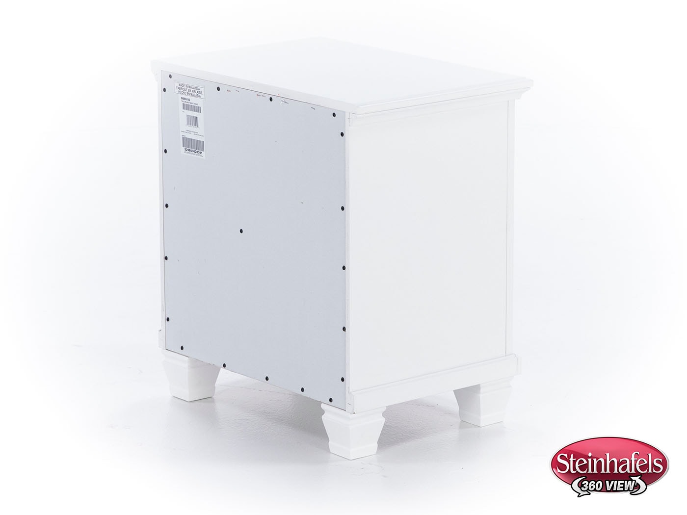 ashy white two drawer  image   