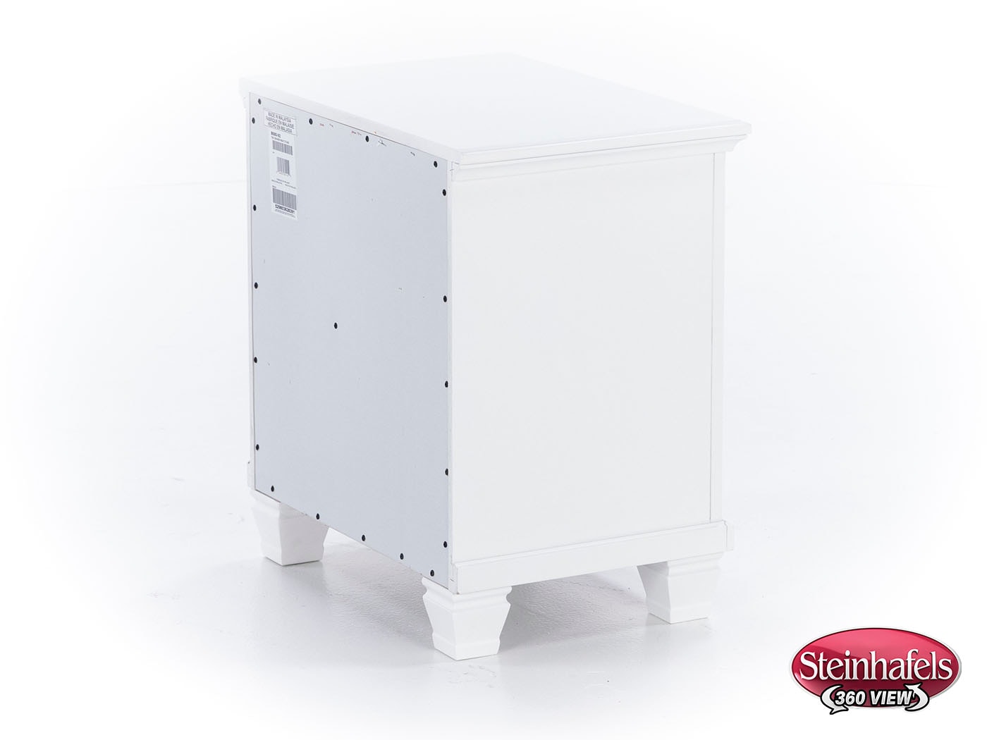 ashy white two drawer  image   