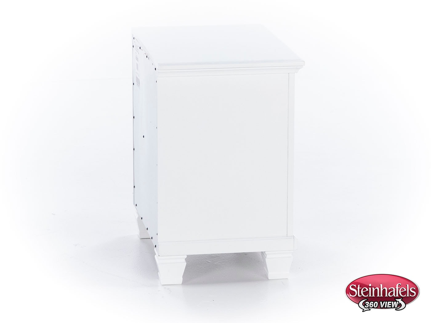 ashy white two drawer  image   