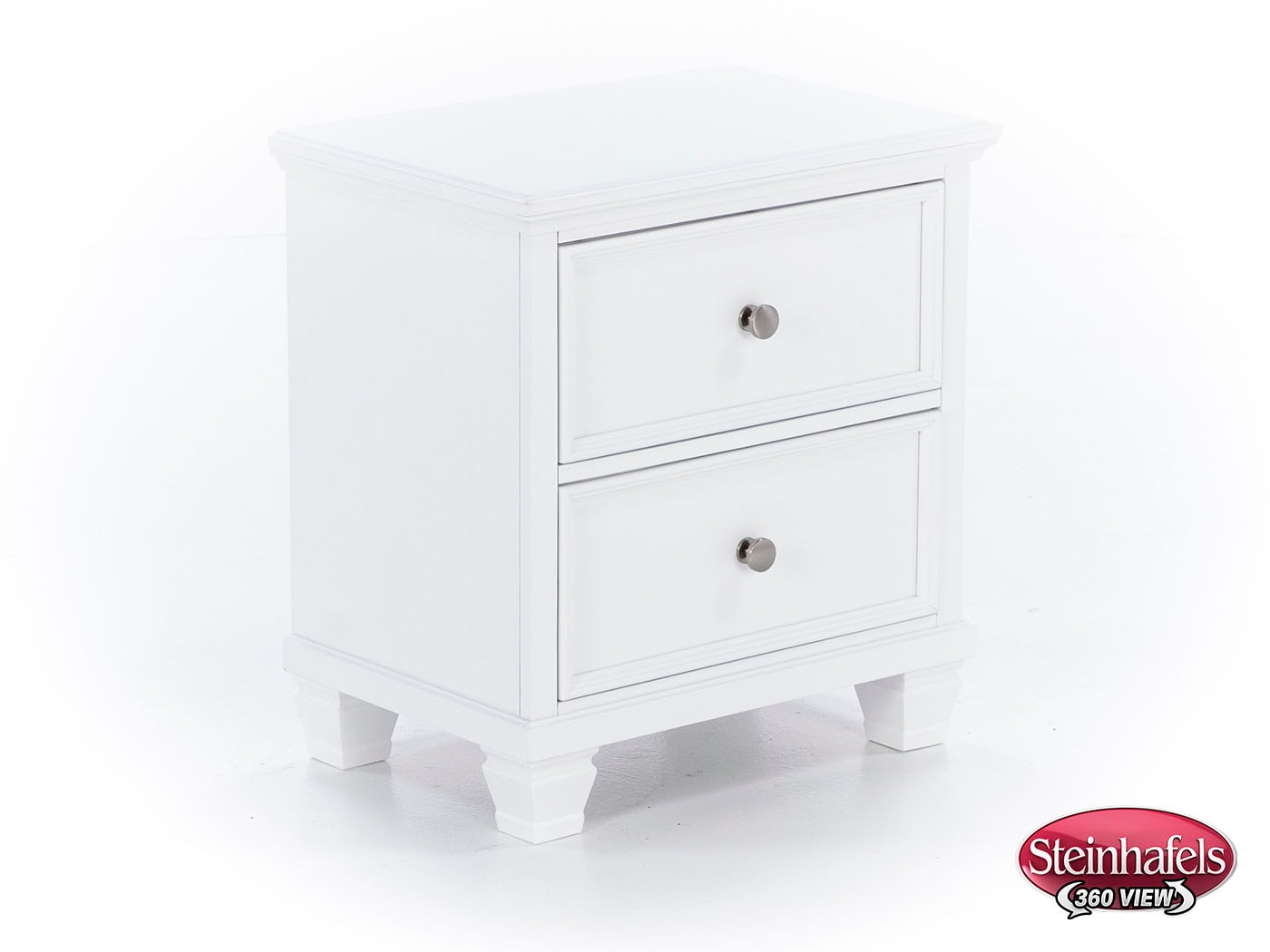 ashy white two drawer  image   