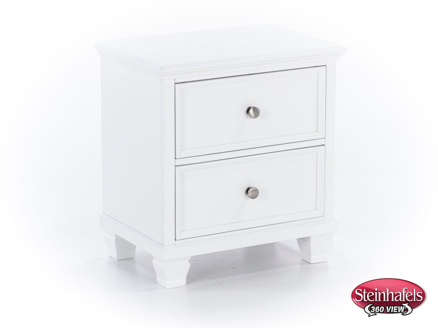 ashy white two drawer  image   