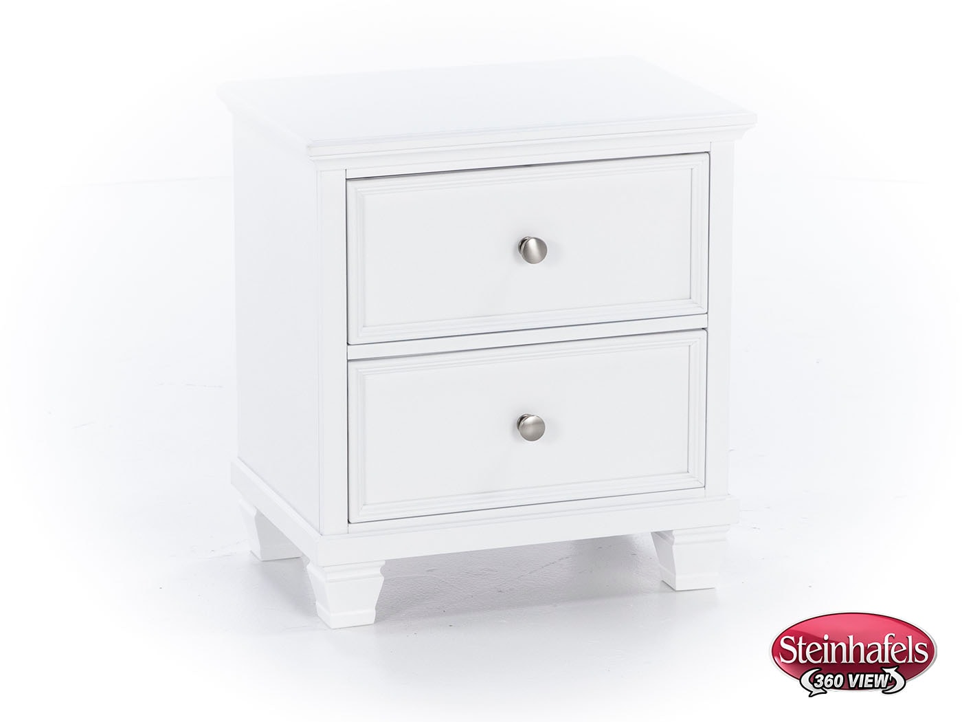 ashy white two drawer  image   