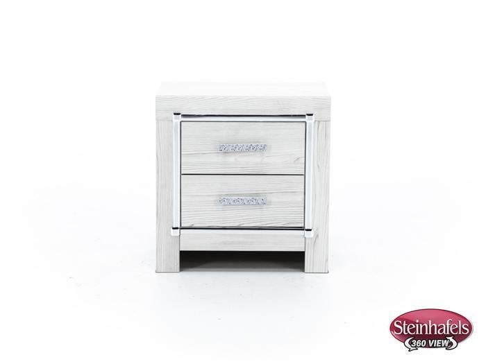 ashy white two drawer  image   