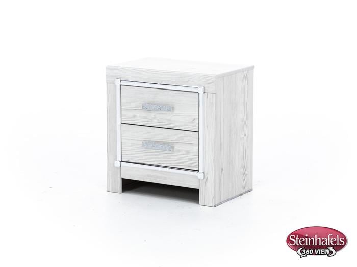 ashy white two drawer  image   