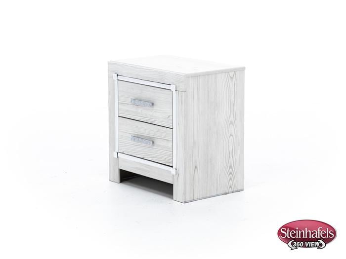 ashy white two drawer  image   