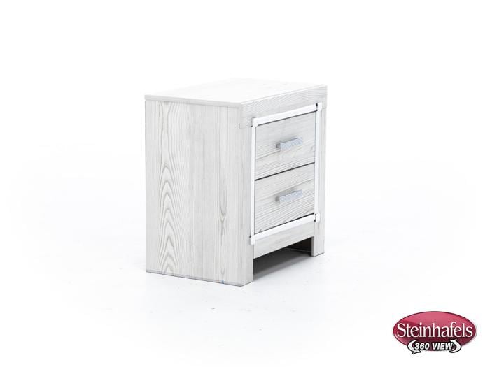 ashy white two drawer  image   