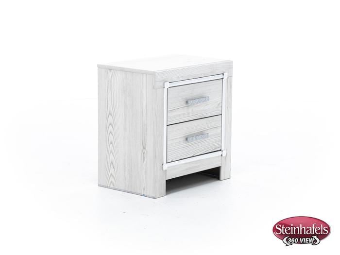 ashy white two drawer  image   