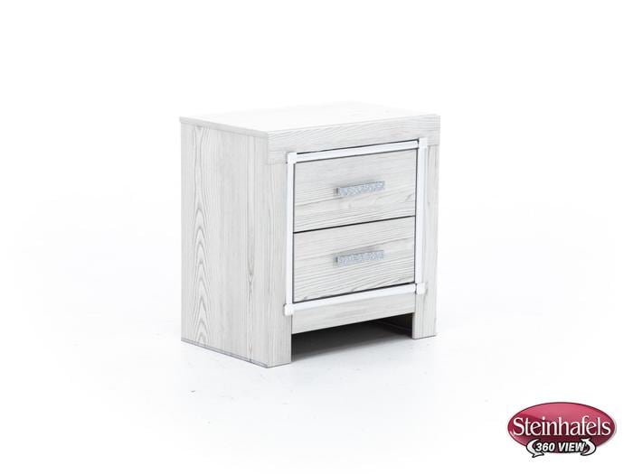 ashy white two drawer  image   