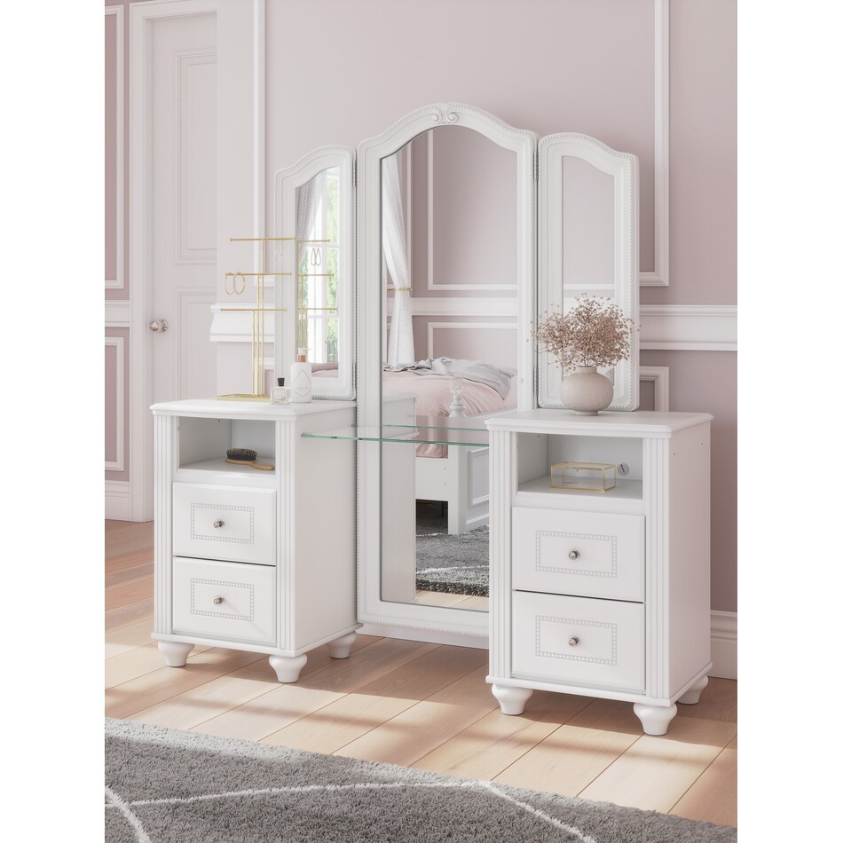 ashy white vanity p  