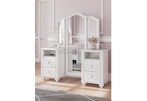 ashy white vanity p  