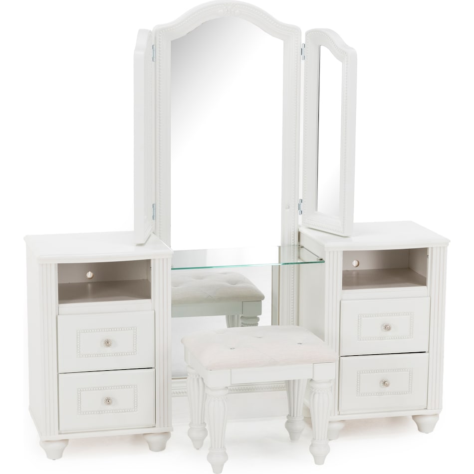 ashy white vanity p  