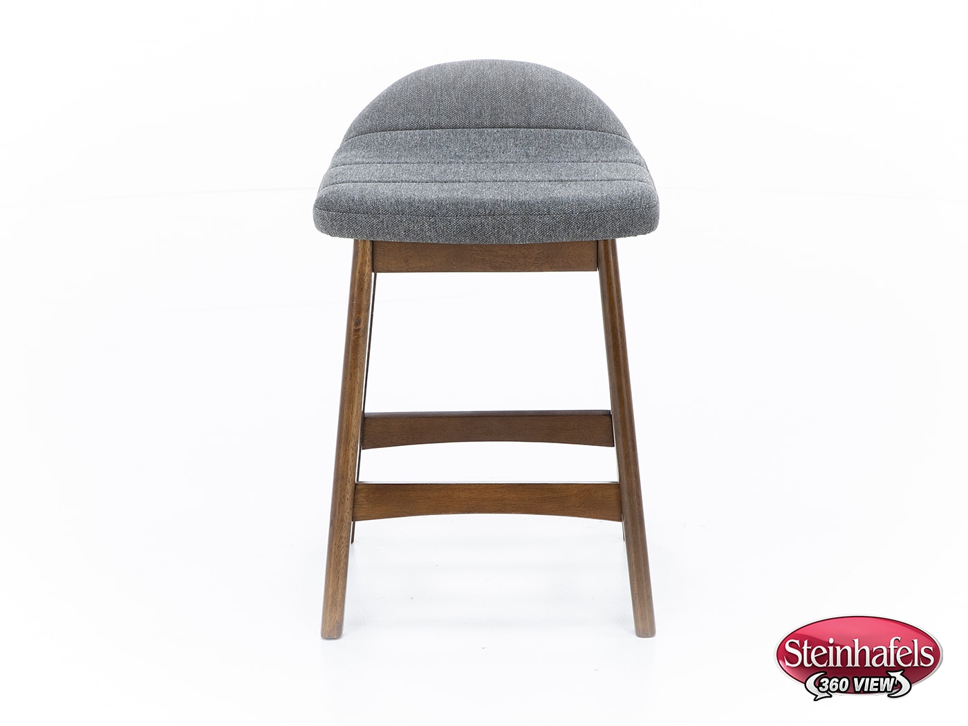 ashy wood grain inch & over bar seat stool  image   