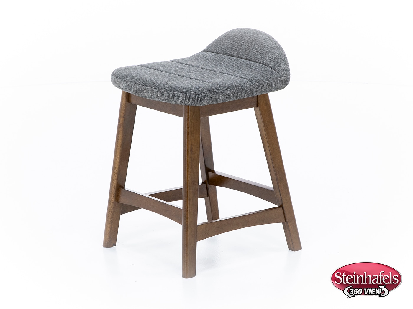 ashy wood grain inch & over bar seat stool  image   